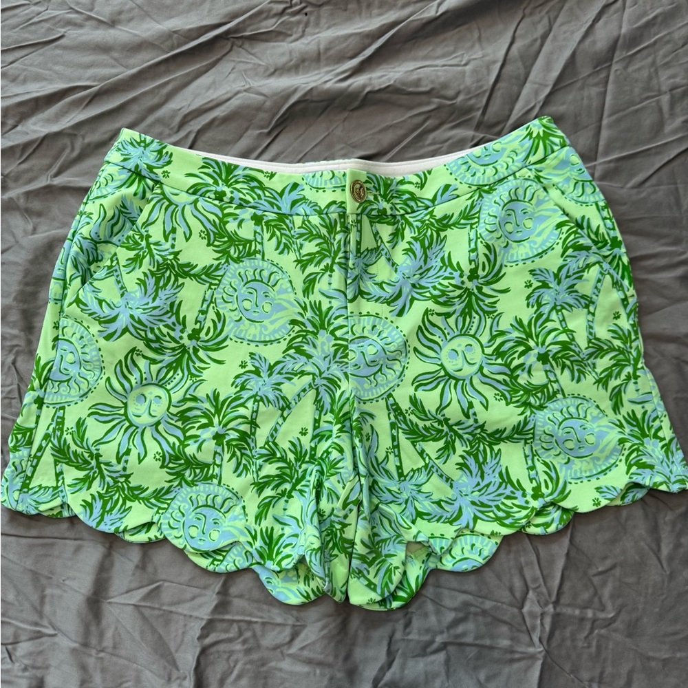Lilly Pulitzer Knit Buttercup Shorts Size 12